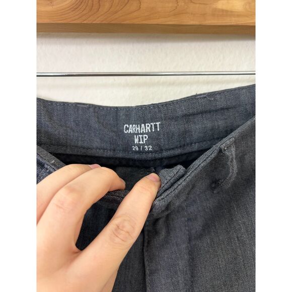 Carhartt WIP Work In Progress Sid Pant Men's Size 29x32 Gray Wool Office‎ Pants - Picture 6 of 11